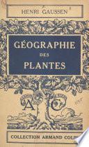 Géographie des plantes
