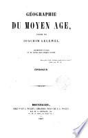 Geographie du Moyen Age