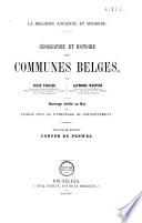 Géographie et histoire des communes belges