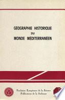 Géographie historique du monde méditerranéen