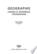 Géographie humaine et économique contemporaine