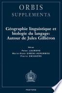 Géographie linguistique et biologie du langage