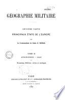 Géographie militaire (France et Europe)