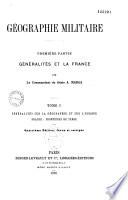 Géographie militaire (France et Europe)