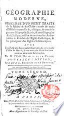 Géographie moderne