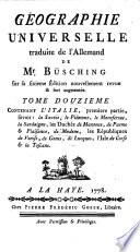 Geographie universelle