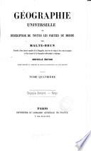 Géographie universelle ou description de toutes les parties du monde