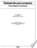 Géologie des pays européens: France, Belgique, Luxembourg