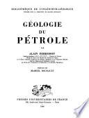 Géologie du pétrole