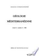 Géologie Méditerranéenne