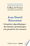 Géométrie algorithmique
