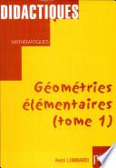 Géométries élémentaires