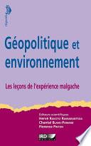 Géopolitique et environnement