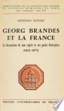 Georg Brandes et la France