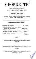 Georgette, opera-vouffe en 1 acte, paroles de ---