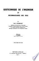 Géotechnique de l'ingénieur et reconnaissance des sols