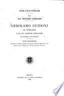 Gerolamo Guidoni di Vernazza e le sue scoperte geologiche in Liguria e in Toscana