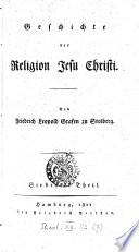Geschichte der Religion Jesu Christi