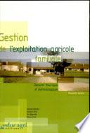 Gestion de l'exploitation agricole familiale