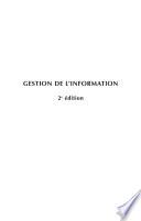 Gestion de l'information