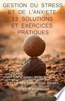Gestion du stress et de l'anxiété