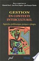 Gestion en contexte interculturel