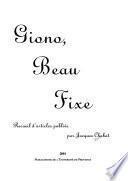 Giono, beau fixe