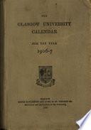 Glasgow University Calendar for the Year ...