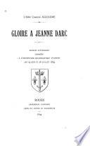 Gloire à Jeanne d'Arc