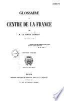 Glossaire du Centre de la France