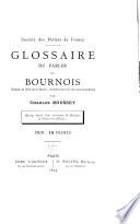 Glossaire du parler de Bournois (Canton de l'Isle-sur-le-Doubs, arrondissement de Beaumeles-Dames)