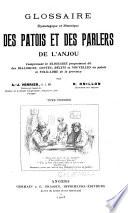 Glossaire étymologique et historique des patois et des parlers de l'Anjou