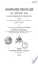 Glossaire français du Moyen âge