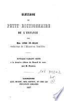Glossaire ou petit dictionnaire de l'enfance