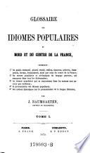 Glossar der Volksmundarten von Nord- und Mittelfrankreich