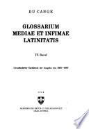 Glossarium mediae et infimae latinitatis