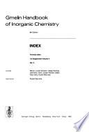 Gmelin Handbook of Inorganic Chemistry