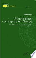 Gouvernance d'entreprise en Afrique