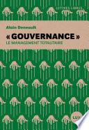 « Gouvernance »