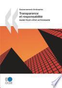 Gouvernement d'entreprise Transparence et responsabilité : Guide pour l'État actionnaire