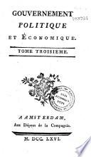 Gouvernement politique et économique