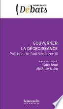 Gouverner la décroissance