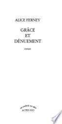 Grâce et dénuement