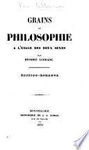 Grains de philosophie à l'usage des deux sexes