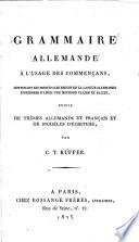 Grammaire allemande