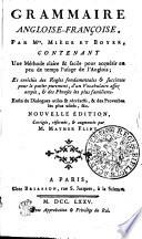 GRAMMAIRE ANGLOISE-FRANÇOIS