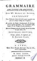 Grammaire angloise-françoise,