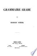 Grammaire arabe, par Charles Schier