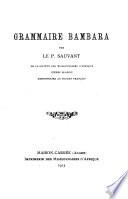 Grammaire Bambara