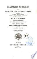 Grammaire comparee des langues indoeuropeennes